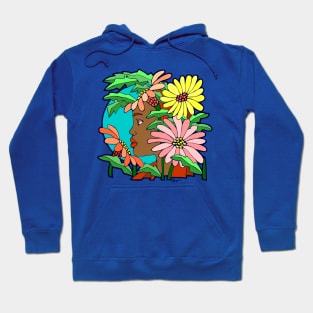 Girl in the Flower Garden Hoodie